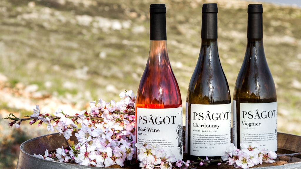 Wein des israelischen Weingutes Psagot.