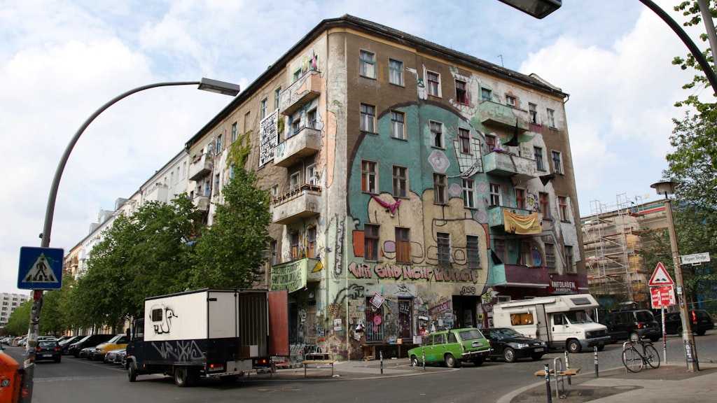 Das Haus Liebigstraße 34: Am Freitag beginnt ein Gerichtsprozess unm die Räumung.