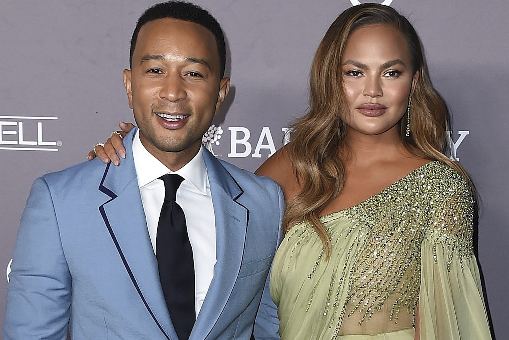 Nehmen's mit Humor: Legend und Ehefrau Chrissy Teigen.