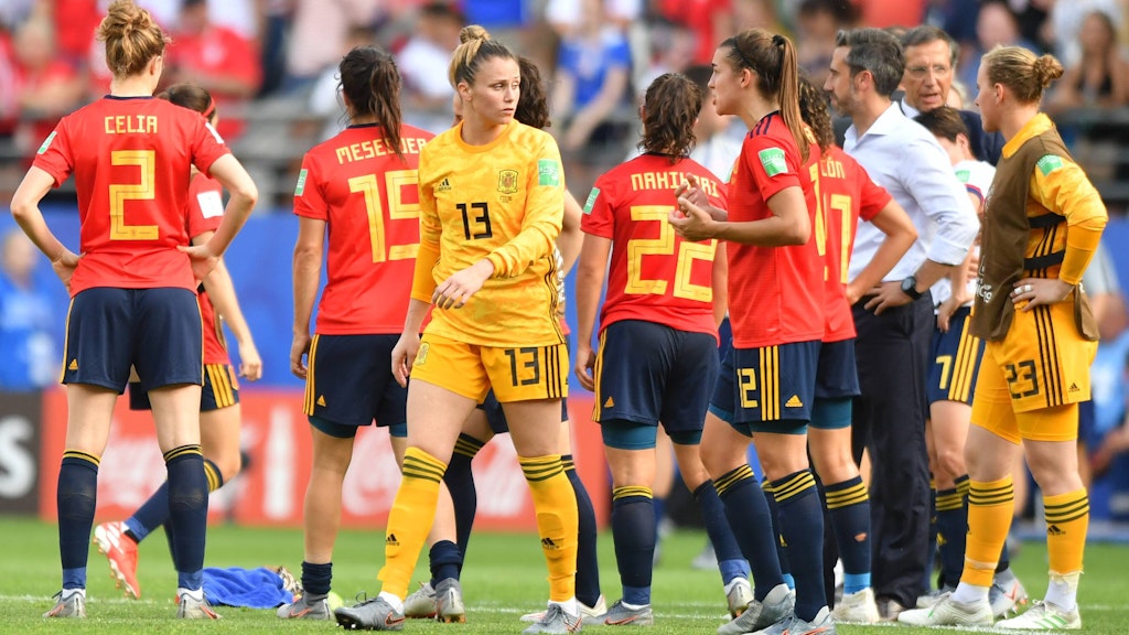 Die spanischen Fußball-Nationalspielerinnen bei der WM 2019 in Frankreich.