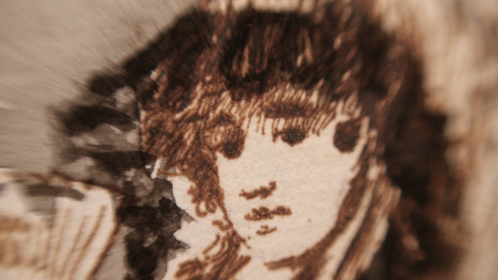 Detail einer Zeichnung in der Ausstellung „Dibujos de Goya“ im Prado.