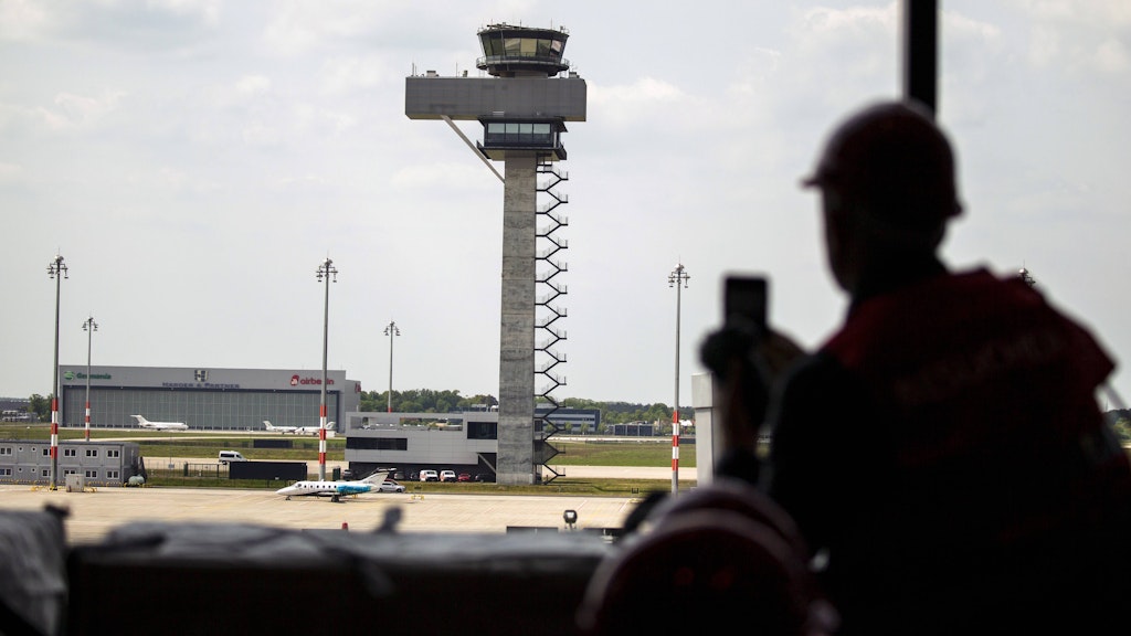 Der Hauptstadtflughafen BER in Schönefeld.