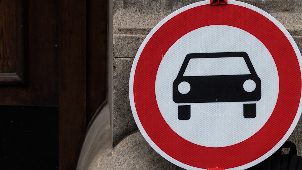 Verkehrsschilder mit Diesel Fahrverbot