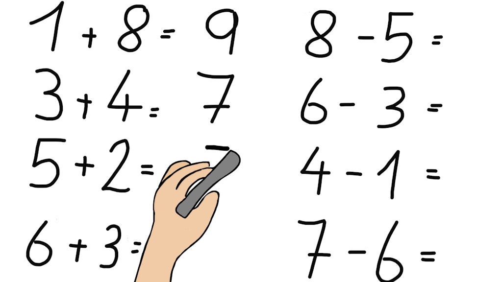 Mathematik muss nicht schwer sein. (Symbolbild)