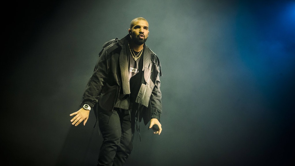 Der kanadische Rapper Drake.