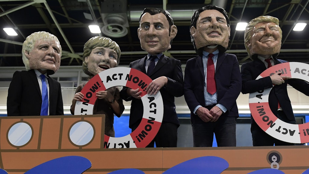 Für Klimaaktivisten ist klar, wer nun handeln muss: Die Anführer der westlichen Industrienationen. 