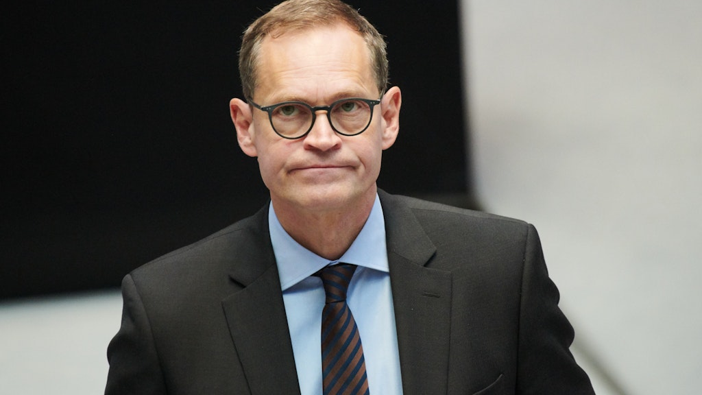 Berlins Regierender Bürgermeister Michael Müller (SPD)