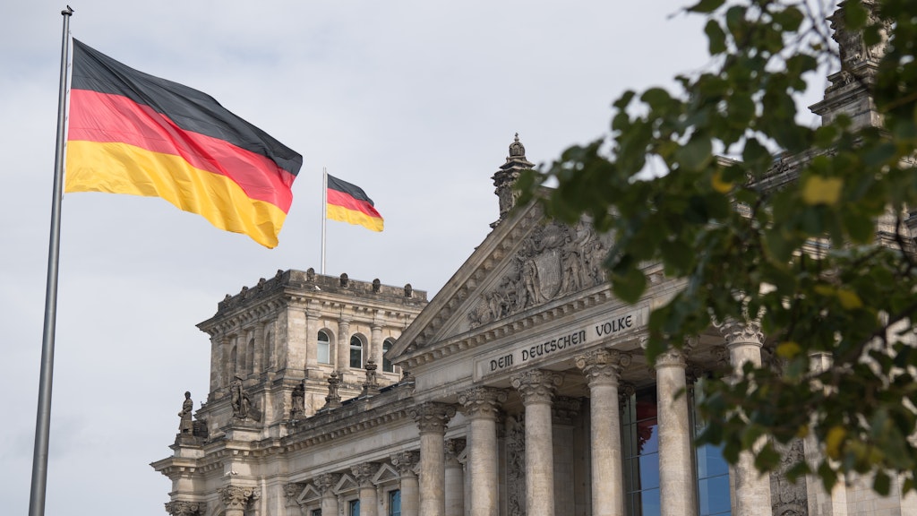 Der Reichstag in Berlin.