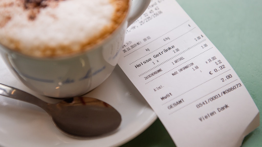 Mit Einführung der Bonpflicht wäre für jeden Kaffee ein Beleg fällig.