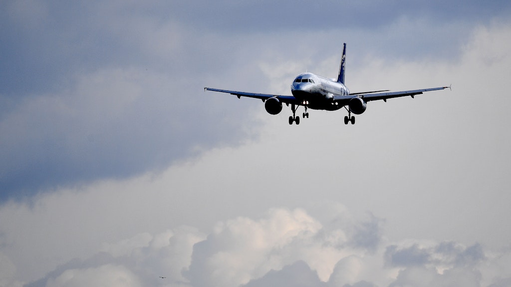 Ein Airbus A320-214.
