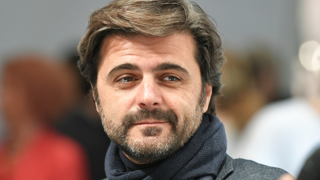 Der Journalist Juan Moreno bei der Buchmesse.