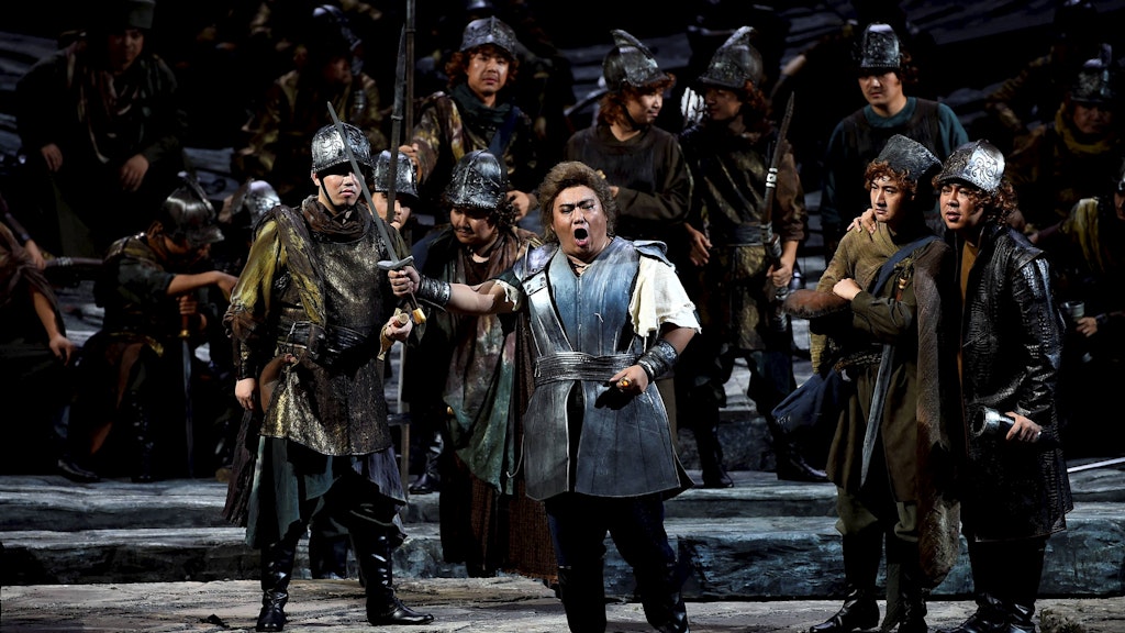 Die Schauspieler der Peking Opera Company überlassen nichts dem Zufall.