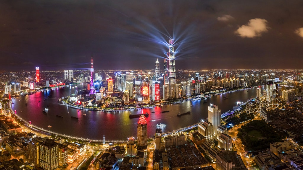 Symbol des rasanten Aufstiegs: Der Aufbau von Pudong, Wirtschafts- und Hightech-Bezirk in Schanghai, begann erst 1990 auf einem dünn besiedelten Areal.