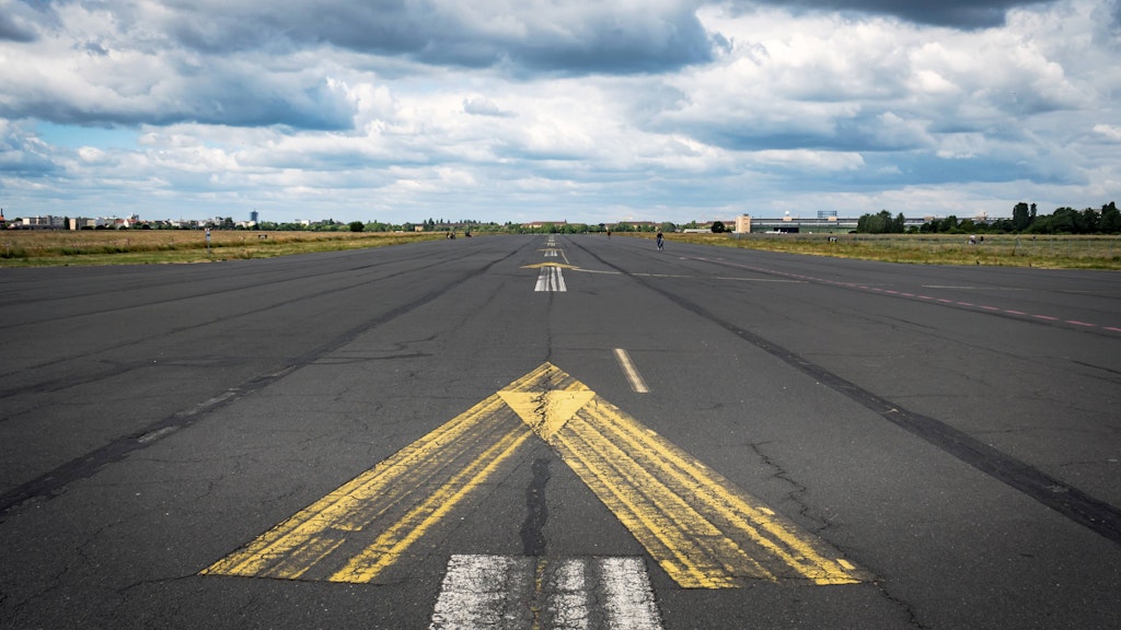 Das Tempelhofer Feld.