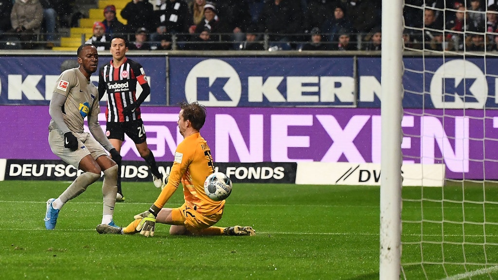 Dodi Lukebakio trifft für Hertha BSC zur Führung gegen Eintracht Frankfurt