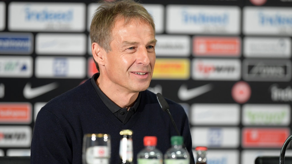 Jürgen Klinsmann wollte nach dem 2:2 in Frankfurt keinen Trübsinn blasen.
