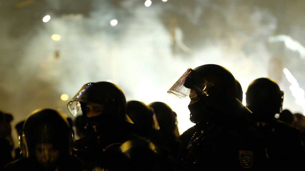 550 Polizisten waren in den Böllerverbotszonen im Einsatz.