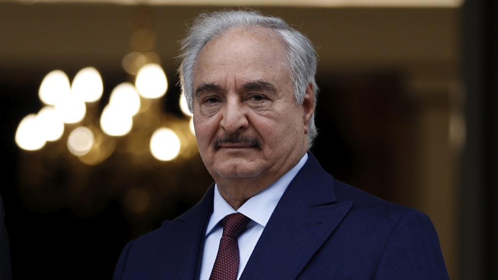 General Chalifa Haftar.
