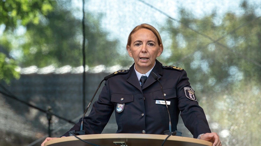 Polizeipräsidentin Barbara Slowik.