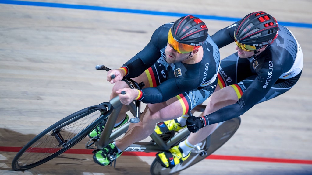 Wuchtiges Tandem: Robert Förstemann (vorne) und Kai Kruse.