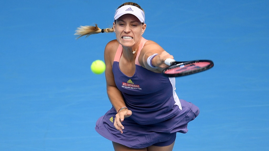 Angelique Kerber ist in Melbourne wieder in ansprechender Form.