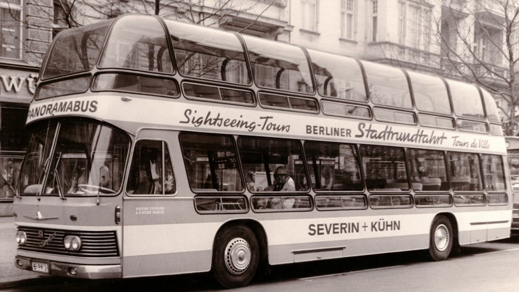 Panoramabus von Severin + Kühn in den 1970er-Jahren.