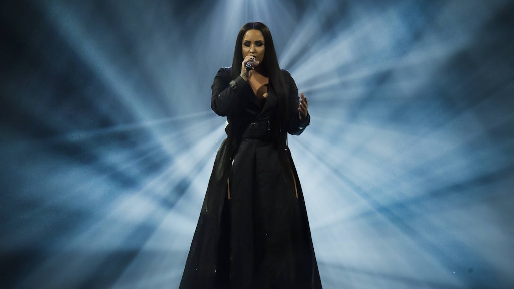 Demi Lovato bei einem Auftritt in Birmingham 