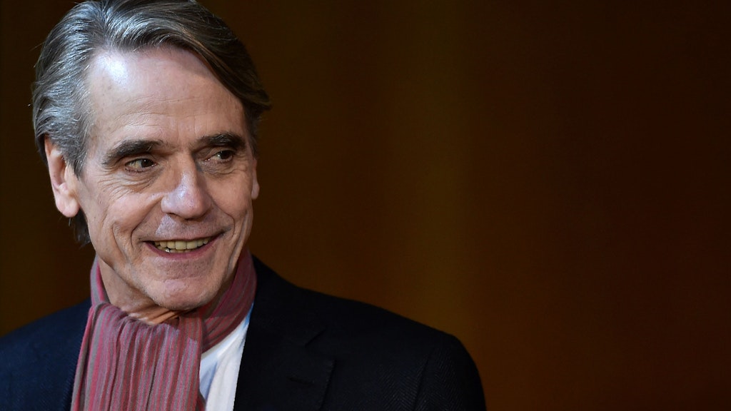 Schauspieler Jeremy Irons.