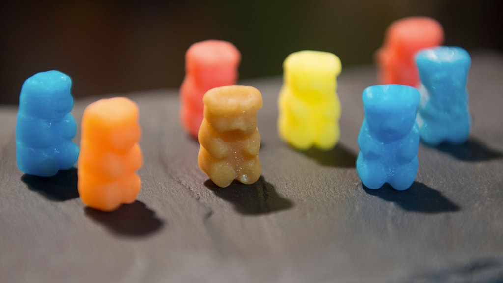 Alkoholhaltige Gummibärchen der Firma "Ositos & Co".