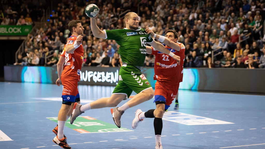 Erfolgreicher Torschütze: Paul Drux trifft achtmal gegen Balingen-Weilstetten.