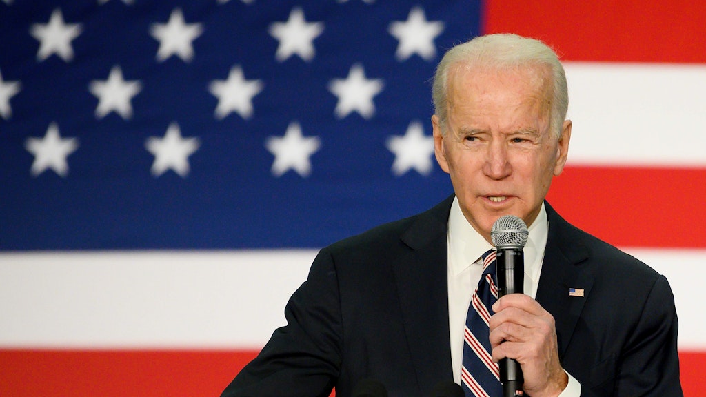 Joe Biden tritt für die Demokraten an, klarer Favorit ist aber auch er nicht.