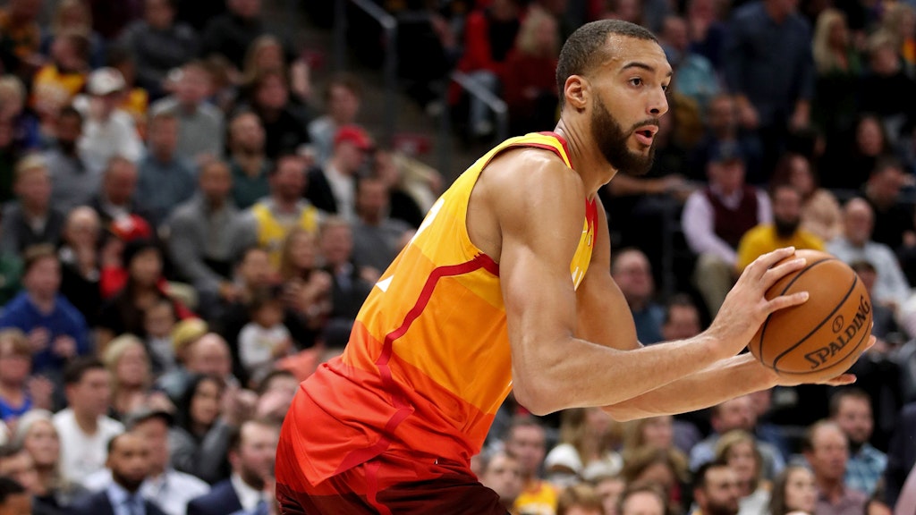 Soll positiv auf Covid-19 getestet worden sein: Rudy Gobert von den Utah Jazz.