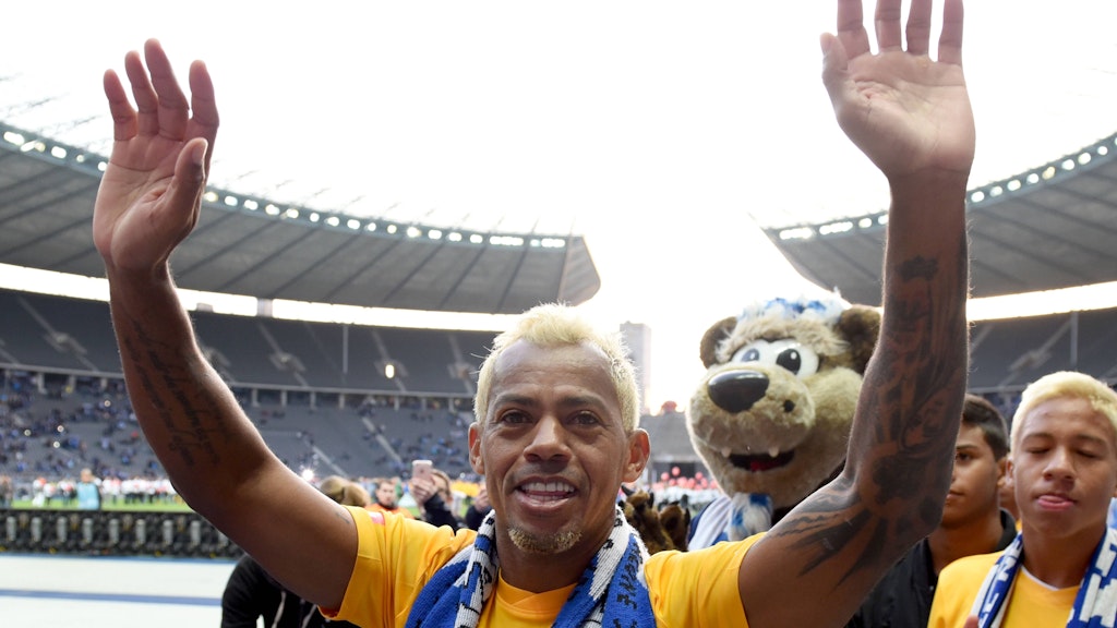 Vor zwei Jahren hatte Marcelinho bereits sein Abschiedsspiel bei Hertha BSC gegeben.