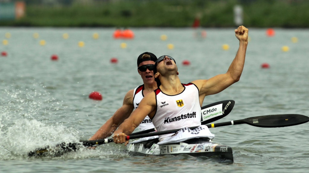 Max Hoff und Jacob Schopf triumphierten bei der Kanu-WM 2019.