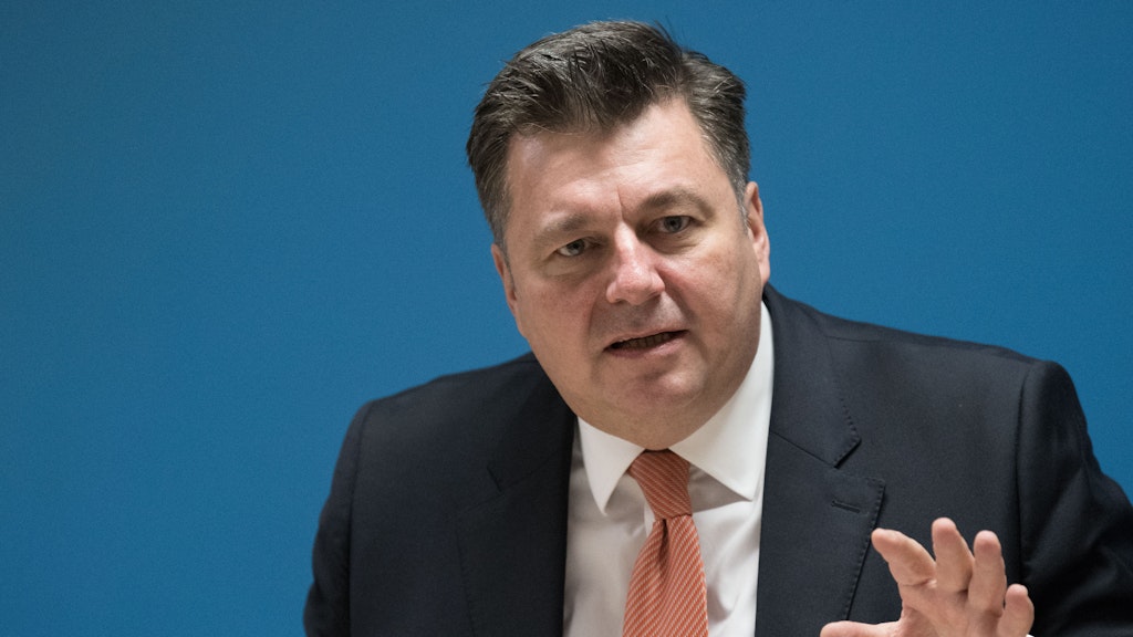 Innensenator Andreas Geisel (SPD) traf sich mit dem angeblichen Eigentümer - ohne Ergebnis.