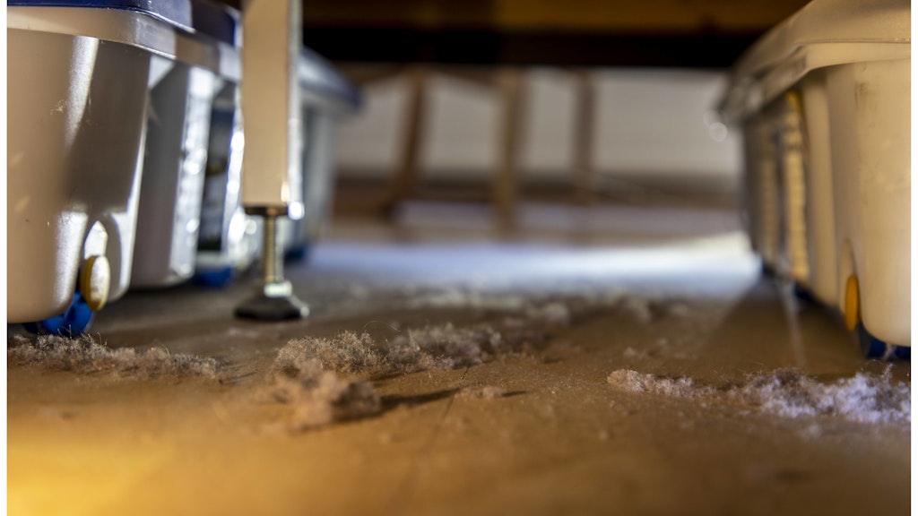 In Quarantäne-Zeiten bleibt einmal Zeit den Staub unterm Bett zu saugen. Die Arbeit bleibt jedoch in den meisten Haushalten bei den Frauen hängen. 