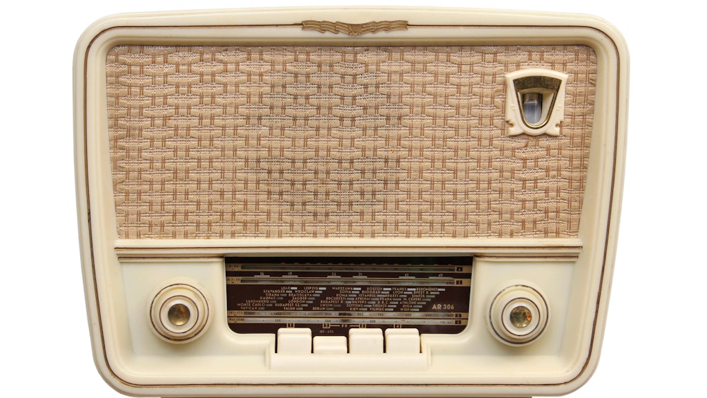 Keine Retro-Bluetooth-Box, sondern ein gutes altes Transistorradio.