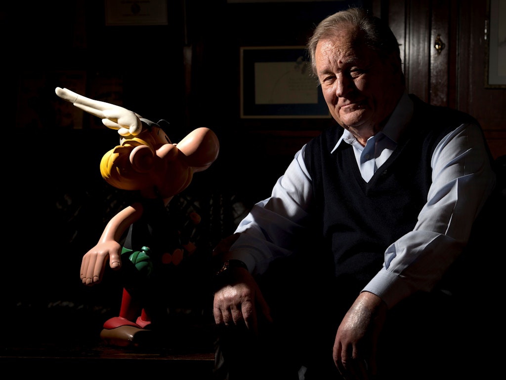 Albert Uderzo und sein einzig wahrer Gallier: der ewig vernünftige und ansonsten furchtlose Krieger Asterix.