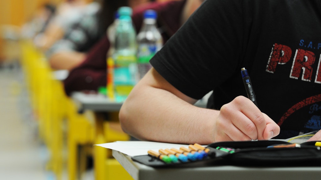 Abitur auf Abstand: Auch während der Prüfungen gelten die Hygieneregeln. 