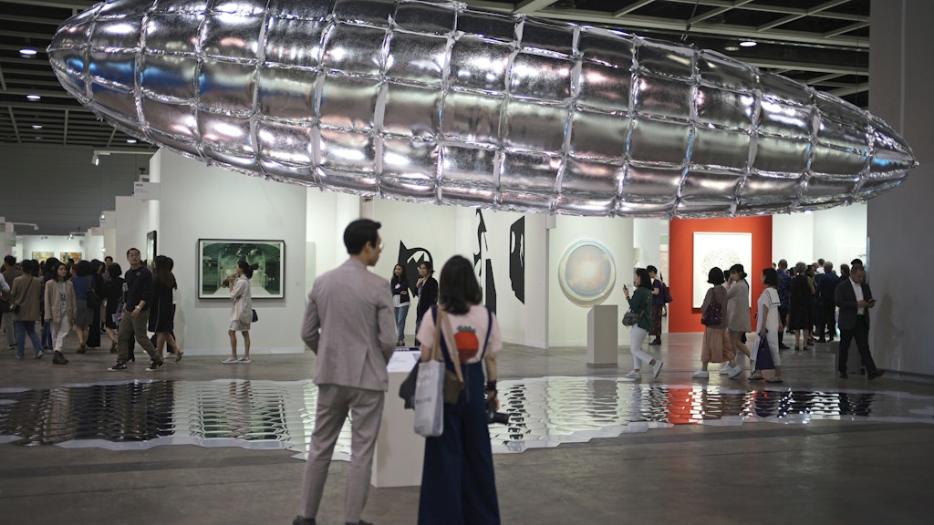 So hätte es zugehen könen auf der Art Basel in Hongkong: eine Erinnerung an analoge Tage im letzten Jahr.<strong></strong>