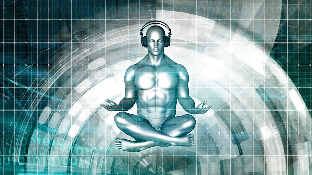 Virtuelles Yoga über die Videokonferenz einer Cloud? Unsere Autorin meldet da Zweifel an. 