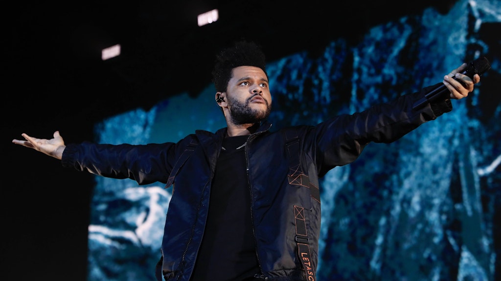 The Weeknd bei einem Auftritt (Archivbild).
