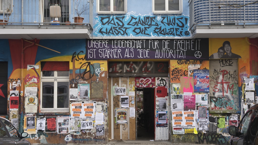 Das Haus in der Rigaer Straße 94.