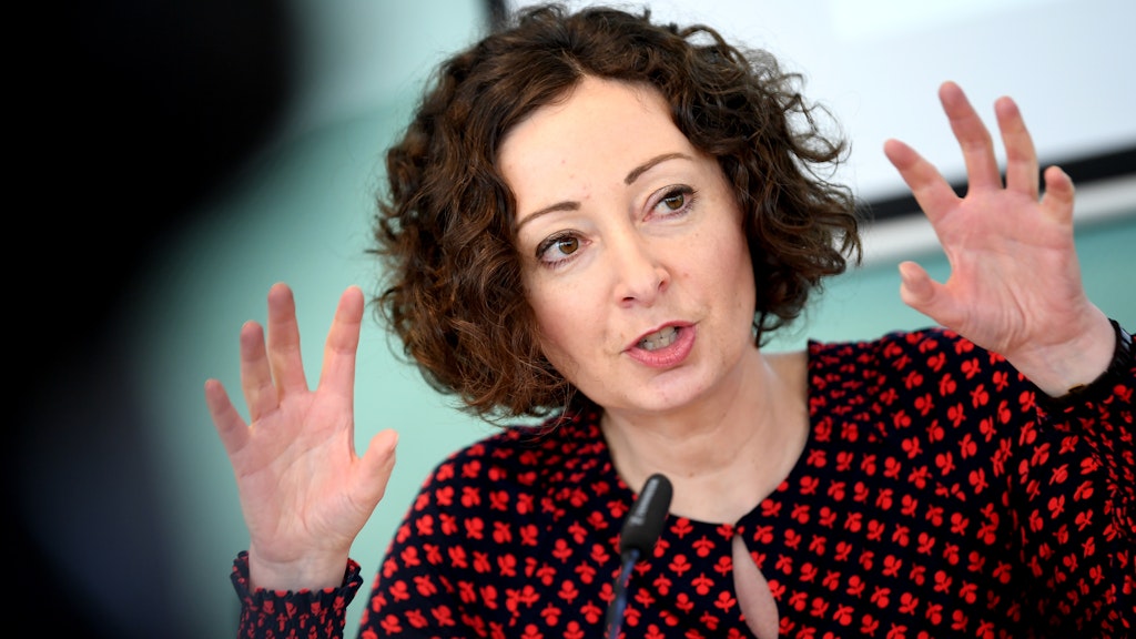 Wirtschaftsenatorin Ramona Pop (Grüne) sieht sich ungerechten Vorwürfen der Koalitionspartner ausgesetzt. 