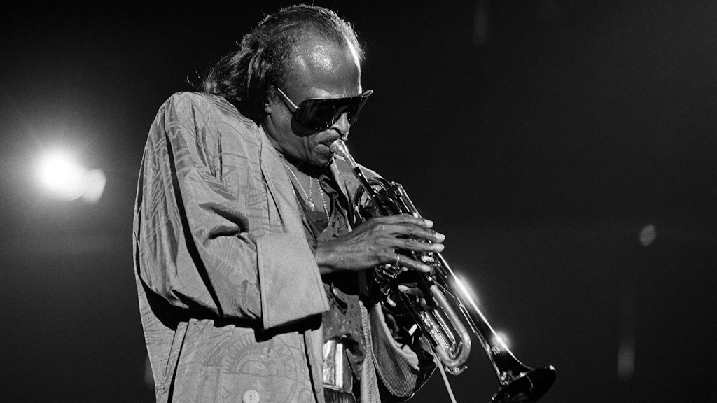 Der Jazzmusiker Miles Davis