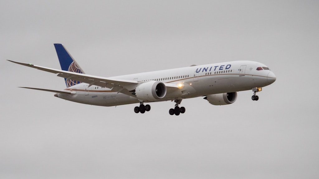 Eine Boeing 787-9 von United Airlines.