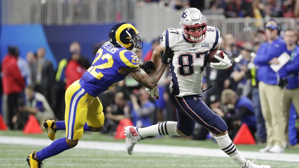 Rob Gronkowski (r.) ist zurück in der NFL.