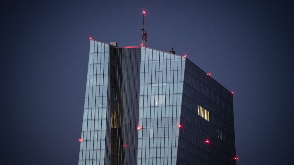 Die Europäische Zentralbank in Frankfurt.