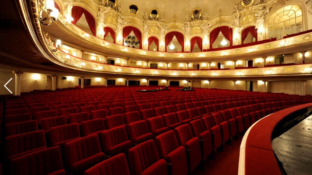 Blick in den Zuschauerraum der Komischen Oper