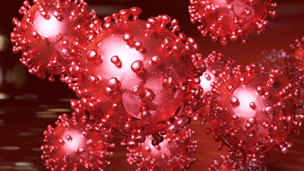 Illustration des Coronavirus.